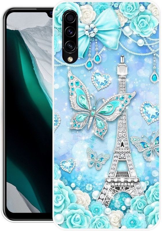 MUSKAY Back Cover for Samsung Galaxy A70, Samsung Galaxy A70s  (Blue, Grip Case, Silicon, Pack of: 1)