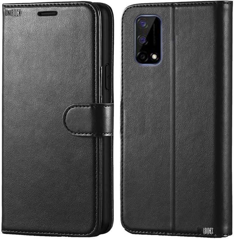RGSG Book Cover for NARZO 30 PRO  (Black, Pack of: 1)