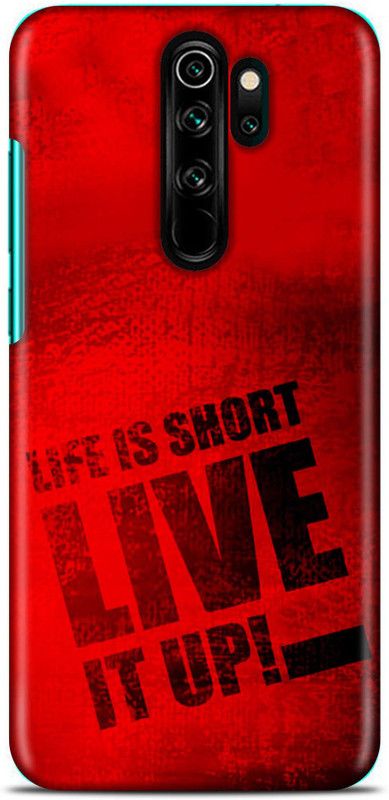 Sankee Back Cover for MI Redmi Note 8 Pro  (Red, Hard Case)