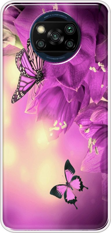 Hansviprint Back Cover for Poco X3  (Multicolor, Grip Case, Silicon)