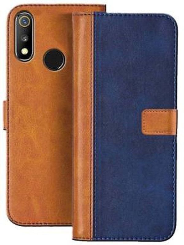 Urban Tech Flip Cover for Realme 3Flip Case | Magnetic Closure | Shock Proof Wallet Flip Cover  (Multicolor, Magnetic Case, Pack of: 1)