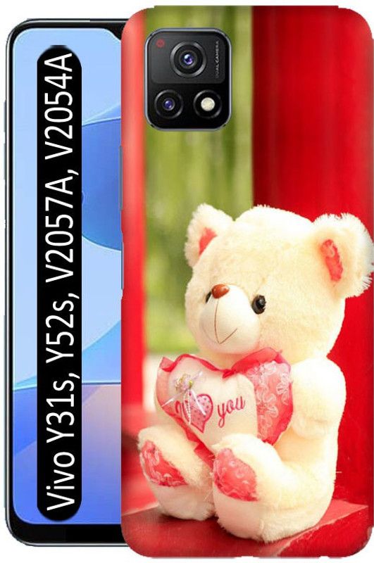 LEEMARA Back Cover for Vivo Y31s, Vivo V2054A, Vivo V2057A, V2054A  (Multicolor, 3D Case, Pack of: 1)