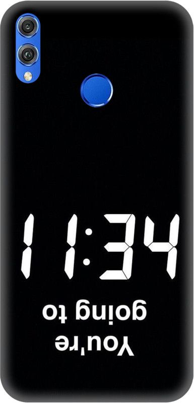 Smutty Back Cover for Honor 8X - Quotes Print  (Multicolor, Hard Case)