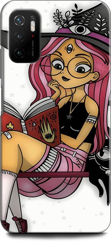 Wall Art Back Cover for POCO M3 Pro 5G GIRL, ANIME, CARTOON, LOVE, CUT GIRL  (Multicolor, Dual Protection, Pack of: 1)