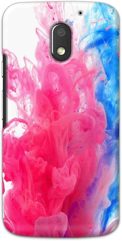 NDCOM Back Cover for Motorola Moto E3 Power Pink Color Smoke Printed  (Multicolor, Hard Case, Pack of: 1)