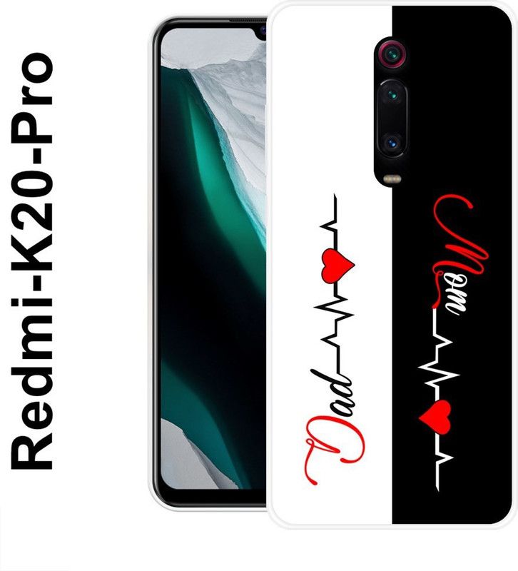 SUPERCASE Back Cover for Redmi K20 Pro  (White, Black, Grip Case, Silicon)