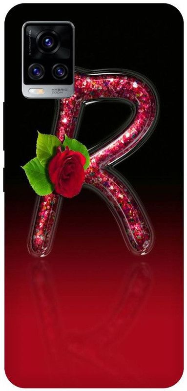 URCHIN Back Cover for Vivo V20 Pro R, R Letter, Alphabet, Design, R Love  (Multicolor, Shock Proof, Pack of: 1)