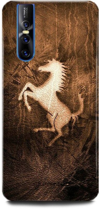 INDICRAFT Back Cover for Vivo V15 Pro, Vivo 1818, Ferrari, Printed  (Multicolor, Shock Proof)