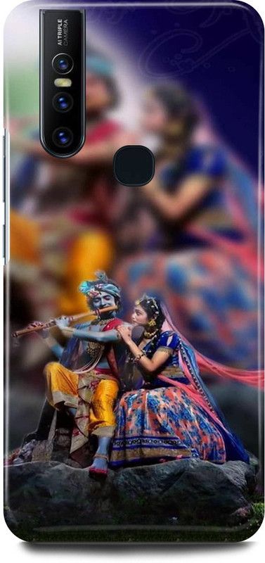 JUGGA Back Cover for Vivo V15, 1819, RADHA, KRISHAN, KISHAN, KANHAIYA, JI, TV, SERIAL  (Multicolor, Hard Case, Pack of: 1)