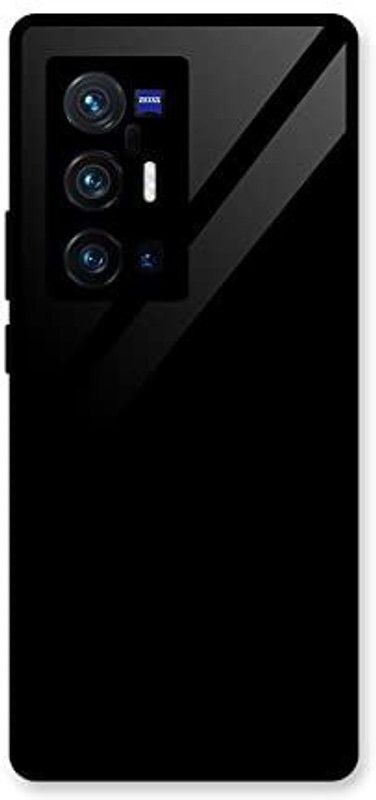 Yebhi Online Back Cover for Vivo X70 Pro Plus |Premium Quality Glass| Stunning Look| Slim Fit  (Black, Grip Case, Pack of: 1)
