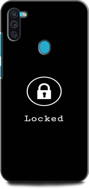 Afterglow Back Cover for SAMSUNG Galaxy M11 LOCKED, BLACK,GALAXY,HATE,LOCK,PLUS,TEXT  (Multicolor, Shock Proof, Pack of: 1)