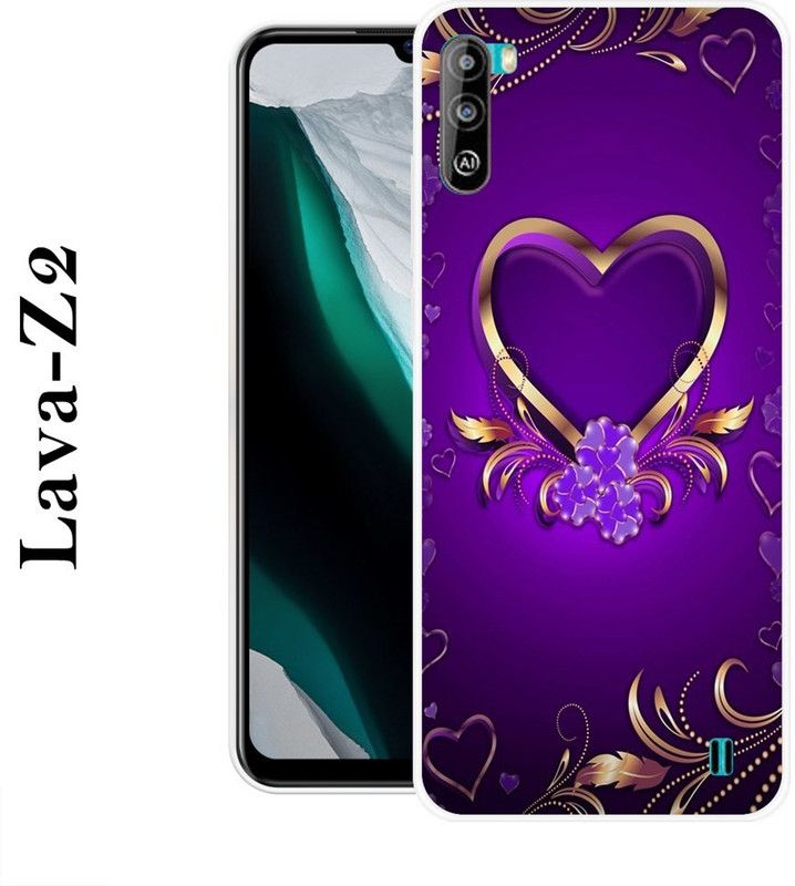 PALWALE BALAJI Back Cover for Lava Z2  (Purple, Silicon)