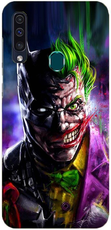 NDCOM Back Cover for Samsung Galaxy A20s Batman And Joker Printed  (Multicolor, Hard Case, Pack of: 1)
