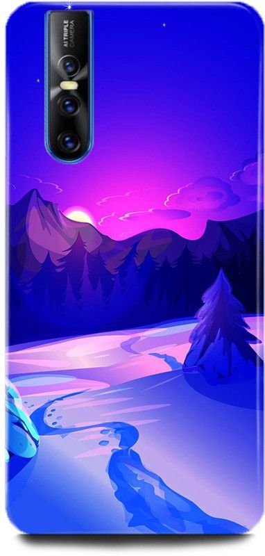 INDICRAFT Back Cover for Vivo V15 Pro, Vivo 1818, Painting, Printed  (Multicolor, Shock Proof, Pack of: 1)