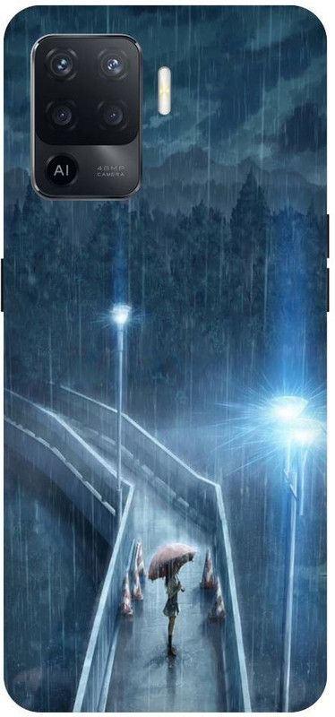 Bluvver Back Cover for OPPO F19 Pro, CPH2285 Printed Rainy Back Cover  (Multicolor, Hard Case, Pack of: 1)