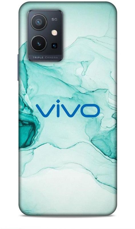Samsidhi Back Cover for Vivo Y75 5G, Vivo T1 5G  (Blue, Waterproof)