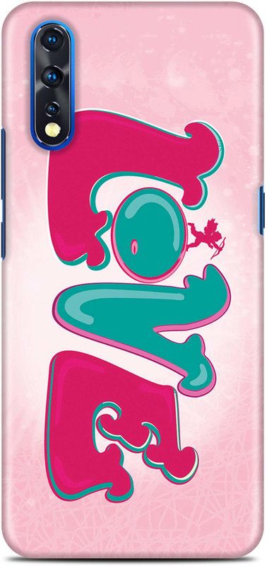 Sankee Back Cover for Vivo Z1x  (Pink, Hard Case)