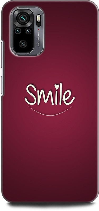 KEYCENT Back Cover for REDMI Note 10S MOTIVATIONAL, LIFE QUOTES, SMILE, INSPIRATION, POSITIVE  (Multicolor, Pack of: 1)