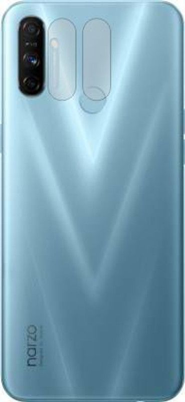 ZINJURIKI Back Camera Lens Glass Protector for REALME NARZO 20A  (Pack of: 2)