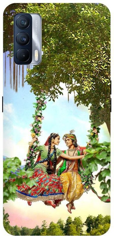 URCHIN Back Cover for Realme X7 Krishna, Radha Krishna, Lord Krishna, Krishan ji, god  (Multicolor, Shock Proof, Pack of: 1)
