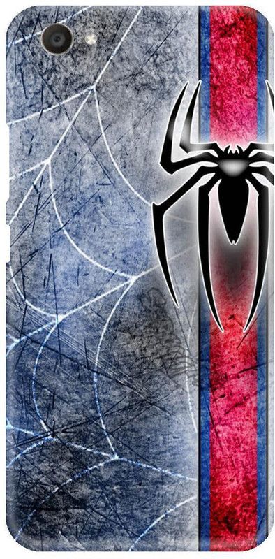 Smutty Back Cover for VIVO Y66, Vivo 1609 - Spider Print  (Multicolor, Hard Case, Pack of: 1)
