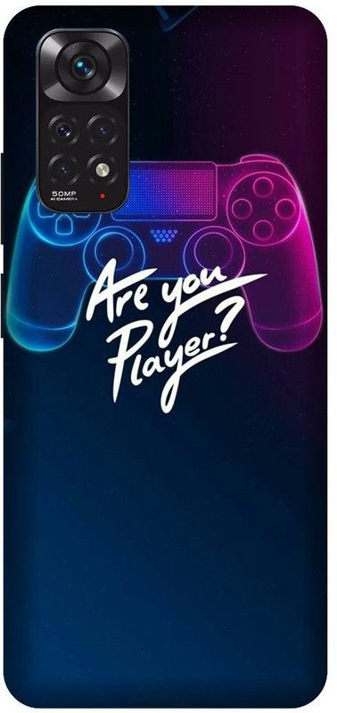Yoprint Back Cover for Redmi Note 11s 5G Are You Player Printed cover  (Multicolor, Hard Case, Pack of: 1)