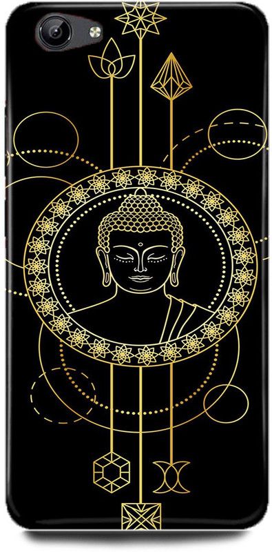 JUGGA Back Cover for vivo Y71i, 1801, GAUTAM, BUDDHA, NAMO, BUDDHAYE  (Black, Hard Case, Pack of: 1)