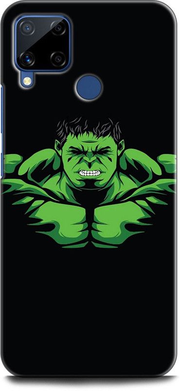 Afterglow Back Cover for Realme C15 HULK, ANGRY HULK, MARVEL, AVENGERS, SUPERHERO, COMIC  (Multicolor, Shock Proof, Pack of: 1)
