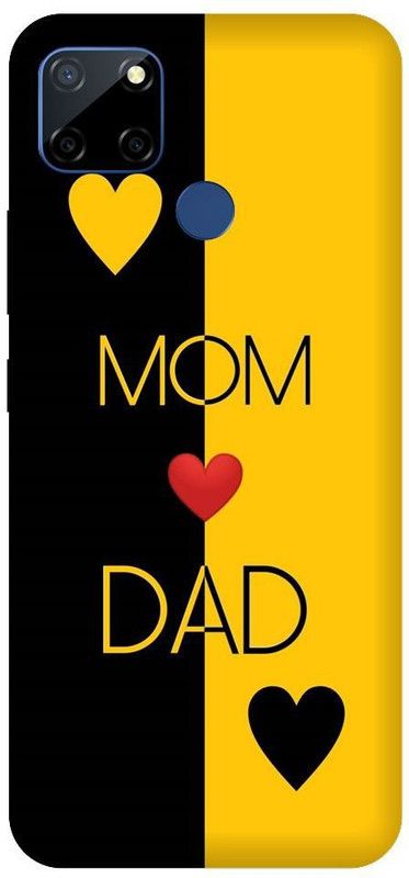 URCHIN Back Cover for Realme Narzo 30A  (Black, Yellow, Shock Proof, Pack of: 1)