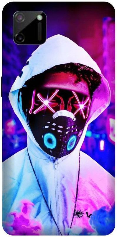 URCHIN Back Cover for Poco C3Neon, Neon Devil, Neon boy, Neon cool  (Multicolor, Shock Proof, Pack of: 1)