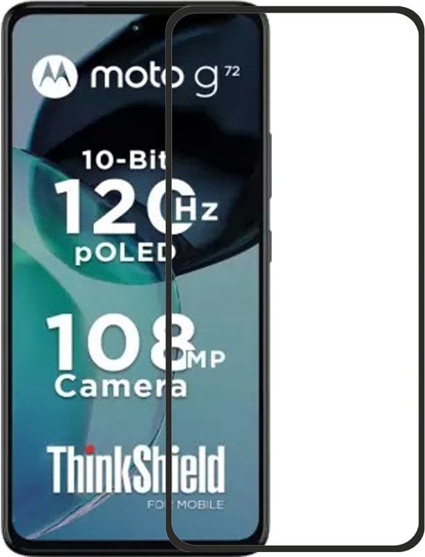 NSTAR Edge To Edge Tempered Glass for Motorola g72,Moto g72,MOTOROLA G72,MOTO G72  (Pack of 1)