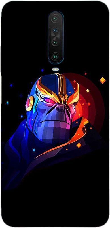 METOO Back Cover for Poco X2, Thanos Design Back Cover Print : 97  (Multicolor, Dual Protection, Silicon, Pack of: 1)