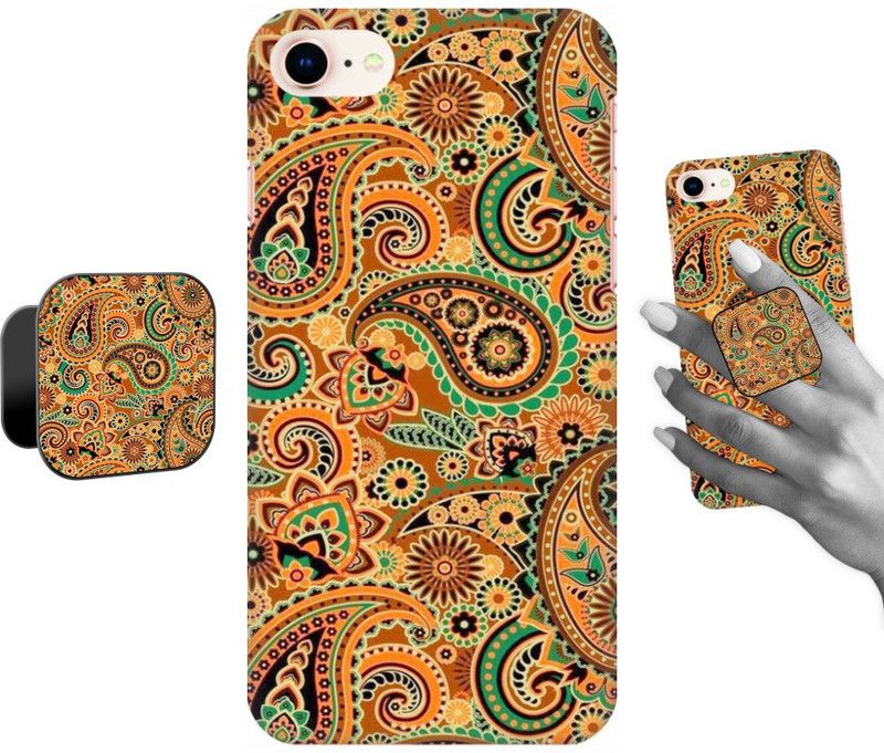 COBIERTAS Back Cover for Apple iPhone 8  (Multicolor, Cases with Holder, Pack of: 2)