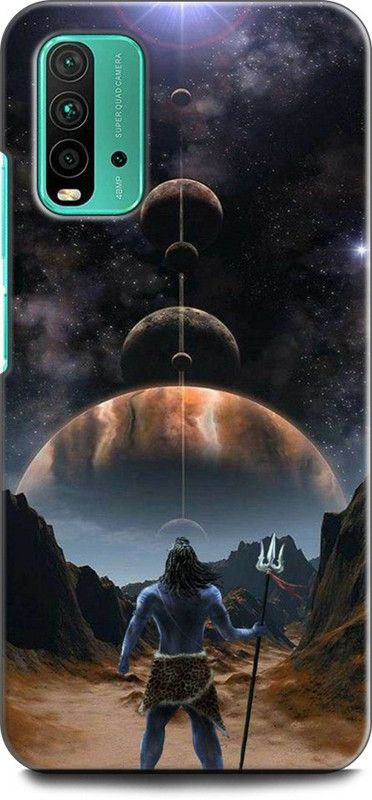 KEYCENT Back Cover for REDMI 9 Power OM, SHIVJI, LORD SHIVA, MAHADEV, BHOLENATH, TRIDEV, GOD, TRISHUL  (Multicolor, Pack of: 1)