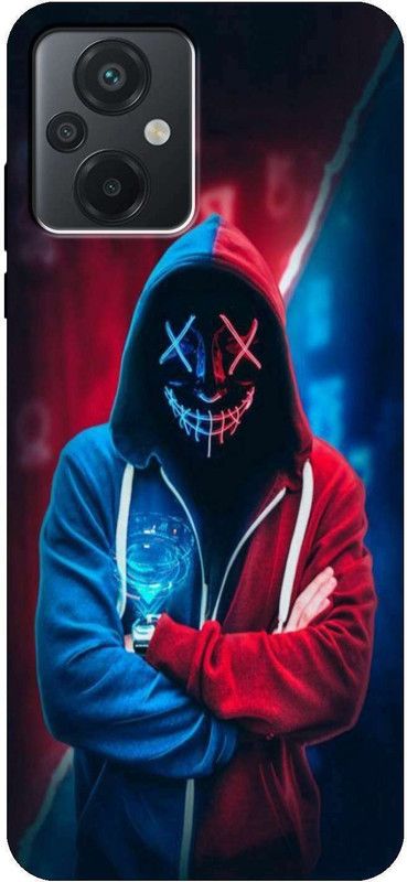 iprinto Back Cover for POCO M5, MZB0CEZIN Marshmello Back Cover  (Multicolor, Hard Case, Pack of: 1)