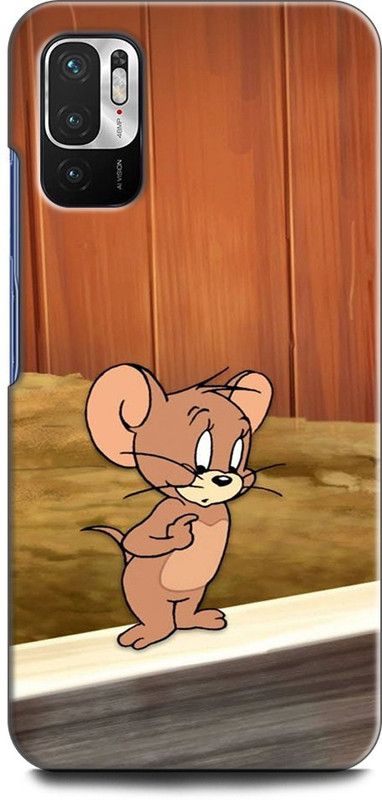 Wall Art Back Cover for REDMI Note 10T 5G JERRY, CARTOON NETWORK, CARTOON, JERRY, CUTE  (Multicolor, Dual Protection, Pack of: 1)