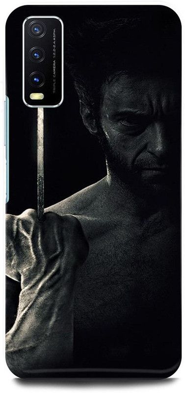 ZIGTOZAG SHOPPE Back Cover for vivo Y12G , V2068, XMEN, WOLVERINE, HUGH,HUGHJACKMAN, LOGAN  (Black, Hard Case)