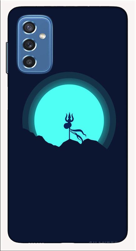 iprinto Back Cover for Samsung Galaxy M52 5G Lord Mahadev Mahakal Shiva Shiv Ji Back Cover  (Blue, Hard Case)