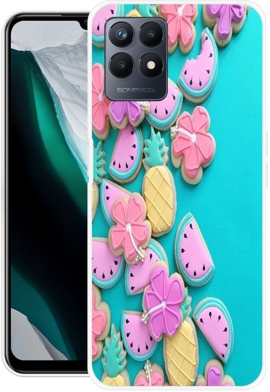 Krtagy Back Cover for Realme Narzo 50  (Multicolor, Dual Protection, Silicon, Pack of: 140)