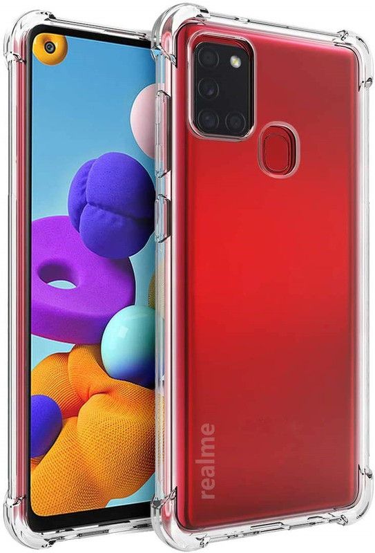 ment Back Cover for realme 7i  (Transparent, Flexible, Silicon)