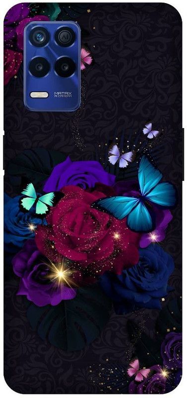 Zaplab Back Cover for Realme Narzo 30 5G RMX3242 Red Ross Love,Printed Back cover  (Multicolor, Hard Case, Pack of: 1)