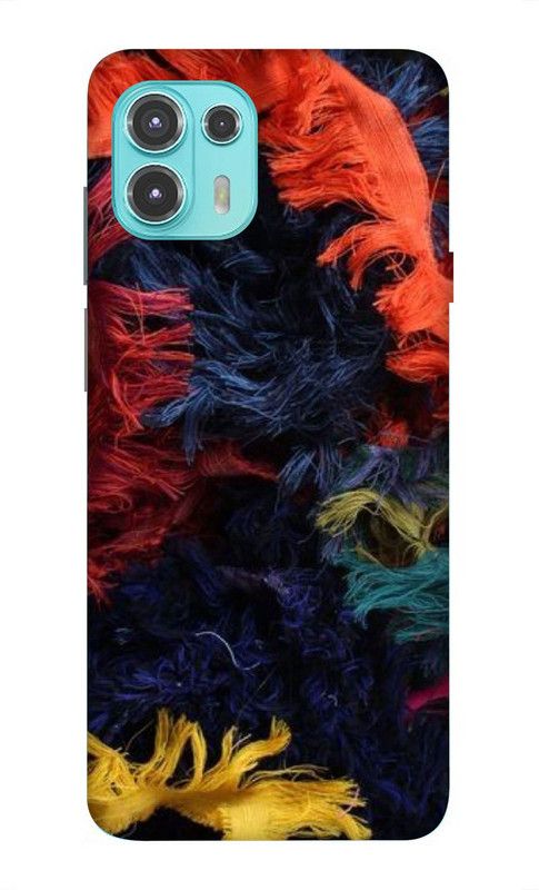NDCOM Back Cover for Motorola Edge 20 Fusion Colorful Fabric Printed  (Multicolor, Hard Case, Pack of: 1)