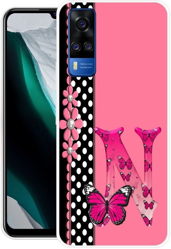 MOZZY Back Cover for Vivo Y31 2021  (Multicolor, Grip Case, Silicon, Pack of: 1)