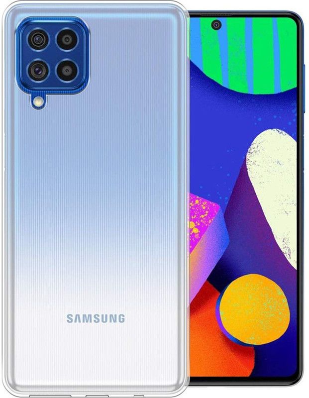 GOLKI COVERS Back Cover for Samsung Galaxy F62  (Transparent, Shock Proof, Silicon, Pack of: 1)