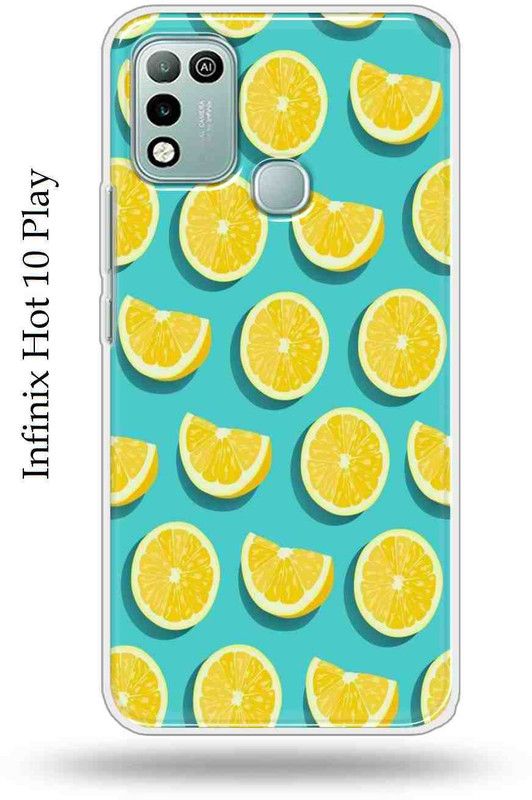 RM Style Back Cover for Infinix Hot 10 Play, Infinix Smart 5  (Green, Yellow, Anti-radiation, Silicon)