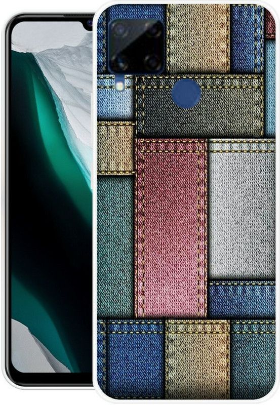 Awsale Back Cover for Realme C15  (Multicolor, Flexible, Silicon)