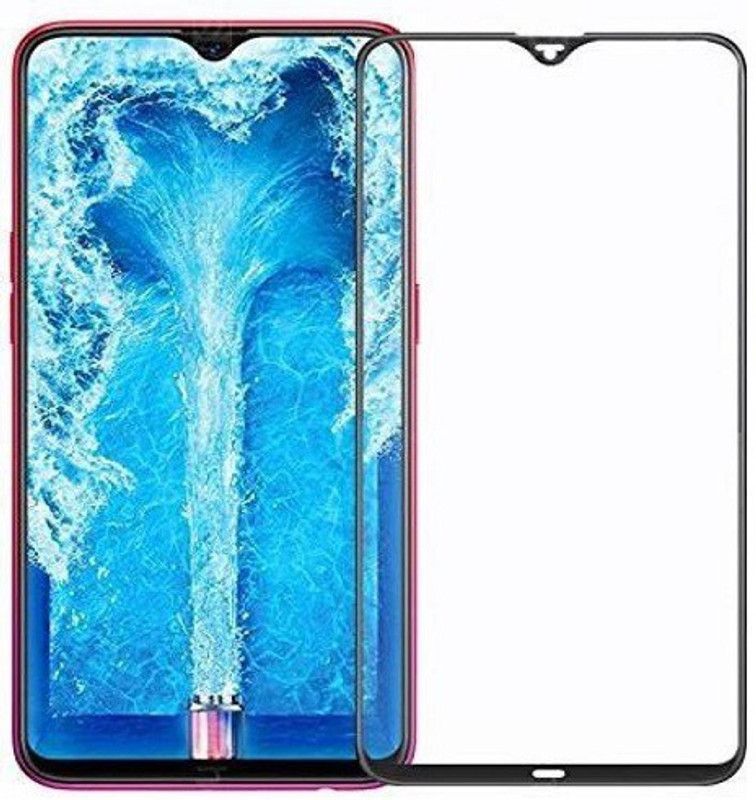 HOBBYTRONICS Edge To Edge Tempered Glass for OPPO F9 Pro  (Pack of 1)