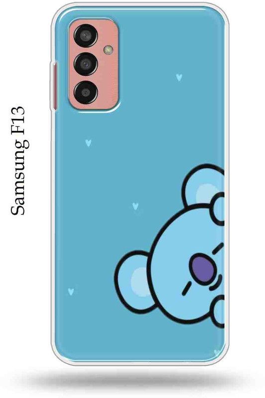 Mystry Box Back Cover for SAMSUNG Galaxy F13  (Blue, Shock Proof, Silicon, Pack of: 1)