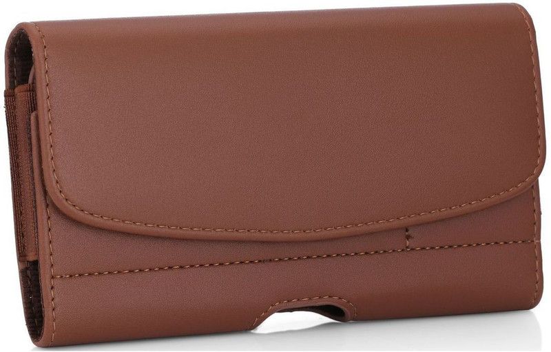 Cubix Pouch for Oppo Reno Ace  (Brown, Holster)