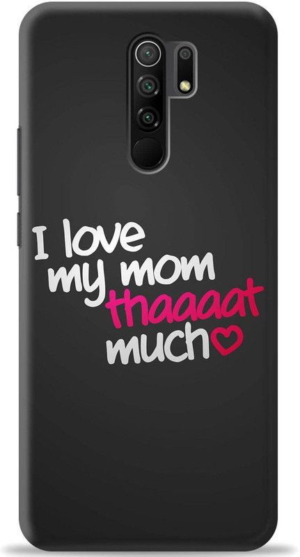 Dreamer Back Cover for Mi Redmi 9 Prime  (Black, Shock Proof, Pack of: 1)